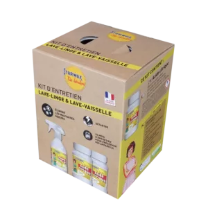 Coffret kraft avec poignée personnalisée et impression QUADRI