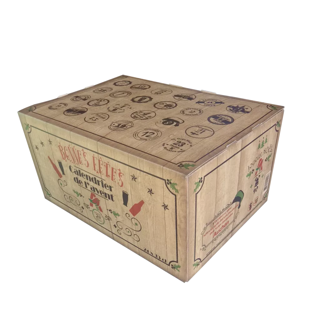 Calendrier De L'Avent Boites,24 Pièces Calendrier Noel Boîte Boîtes