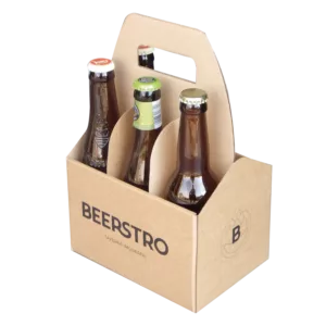 Coffret personnalisé 6 bouteilles 33cl avec poignée