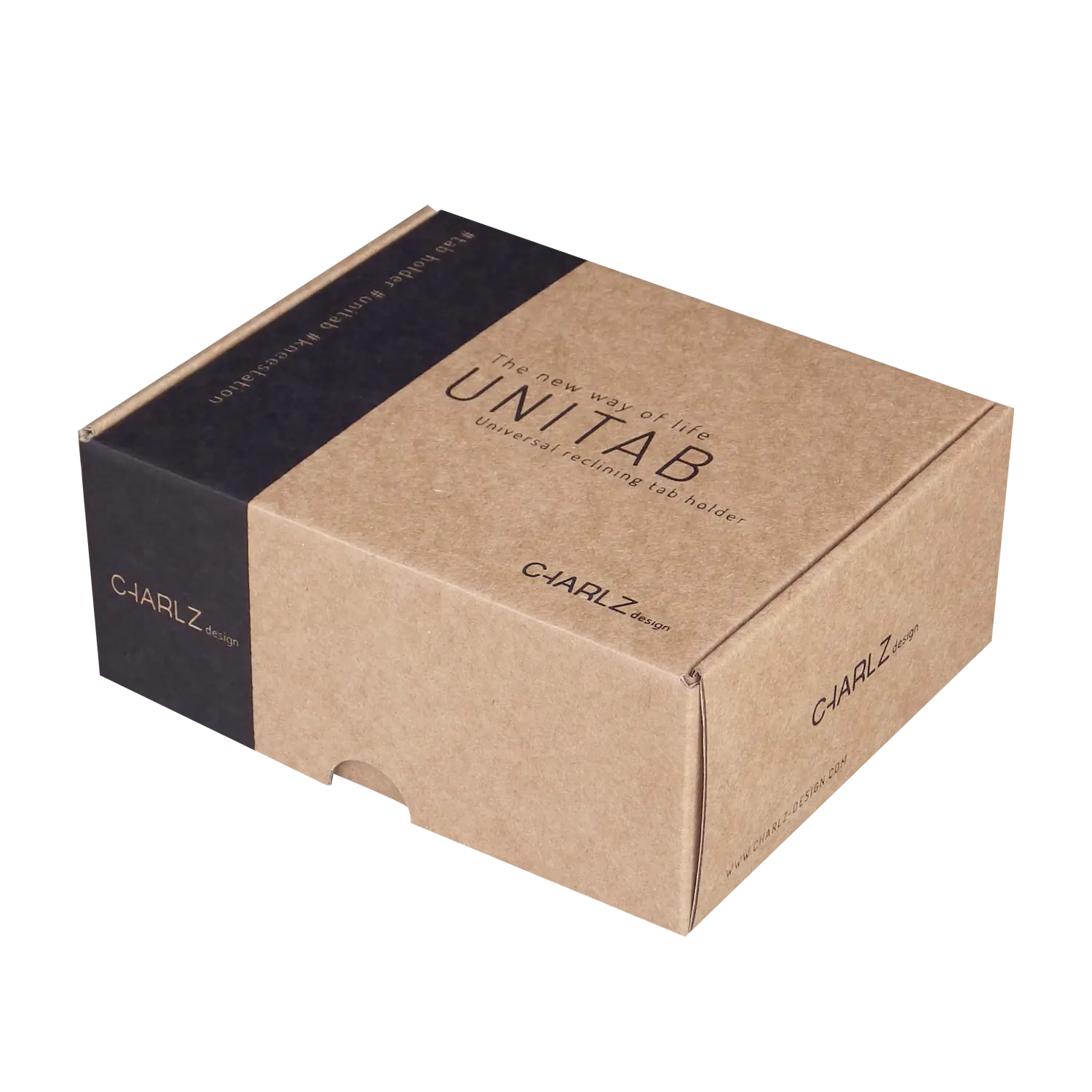 Coffret 3 bouteilles en carton couleur kraft