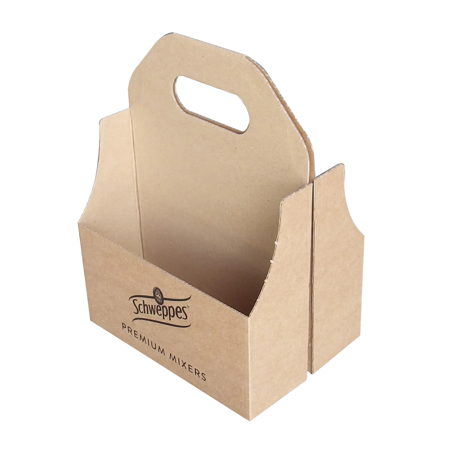 Porte bouteille de 33cl design réalisé en carton à personnaliser