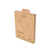 Coffret boite personnalisée avec poignée en carton ondulé recyclable et écologique