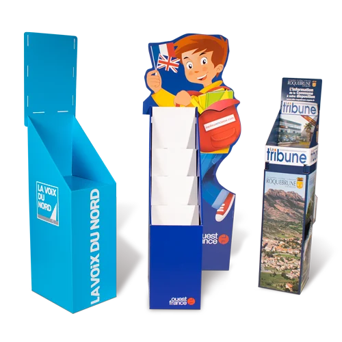 colonne-porte-magazine-carton-sur-mesure