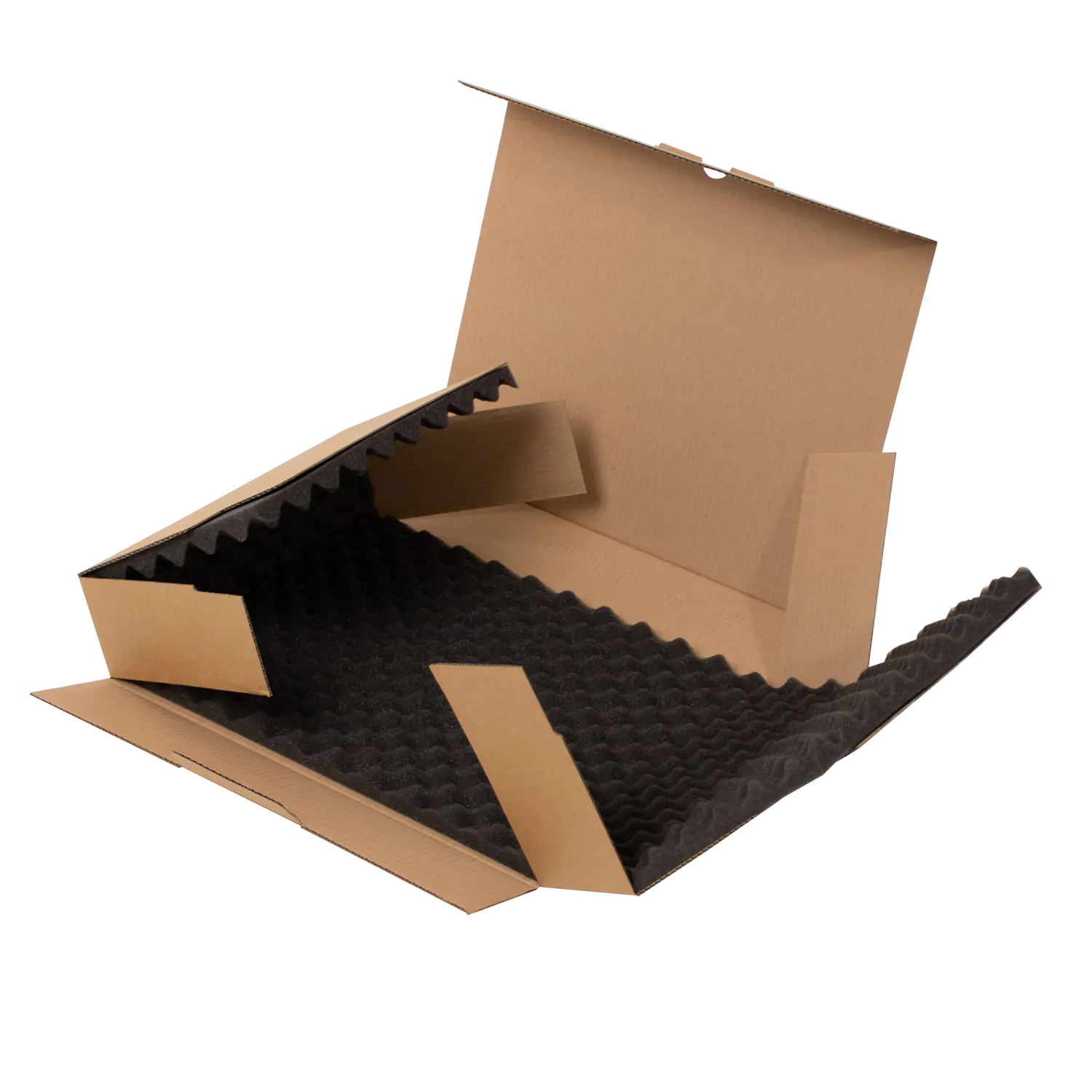 Packaging e-commerce réutilisable sur-mesure en carton et en mousse